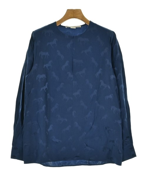 STELLA McCARTNEY(ステラマッカートニー)ブラウス 紺 サイズ:38(S位)/2200672315282