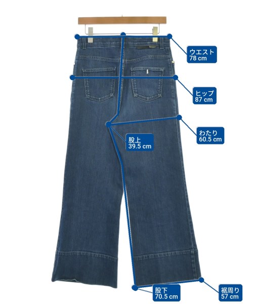 STELLA McCARTNEY（ステラマッカートニー）デニムパンツ 青 サイズ:29(L位) レディース/2200733313011