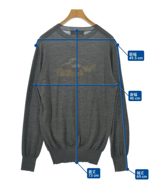 STELLA McCARTNEY（ステラマッカートニー）ニット・セーター グレー サイズ:M メンズ/2200735347069