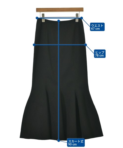 STELLA McCARTNEY（ステラマッカートニー）ロング・マキシ丈スカート 黒 サイズ:34(XS位) レディース/2200735505018