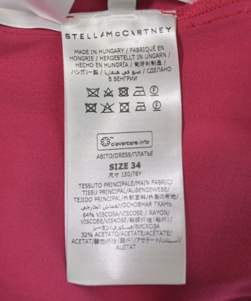 STELLA McCARTNEY（ステラマッカートニー）ワンピース ピンク サイズ:34(XS位) レディース/2200724195039