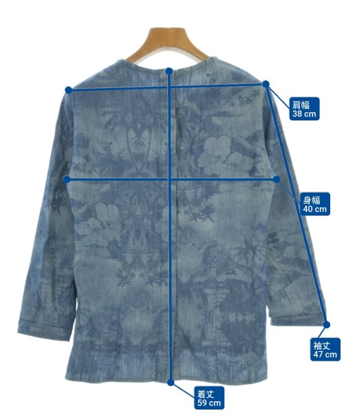 STELLA McCARTNEY（ステラマッカートニー）カジュアルシャツ 青 サイズ:34(S位) レディース/2200683460049