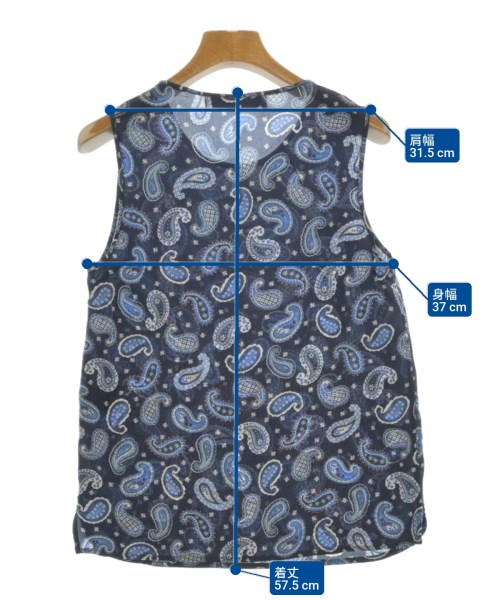 STELLA McCARTNEY（ステラマッカートニー）カジュアルシャツ 紺 サイズ:36(XS位) レディース/2200683460087