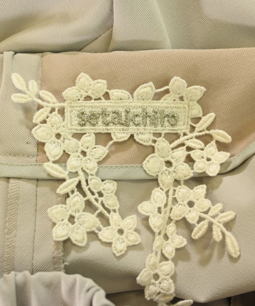 setaichiro（セタ　イチロウ）スラックス ベージュ サイズ:1(S位) レディース/2200684267173