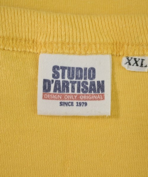STUDIO D'ARTISAN（ステュディオダルチザン）Tシャツ・カットソー 黄 サイズ:XXL メンズ/2200614808070