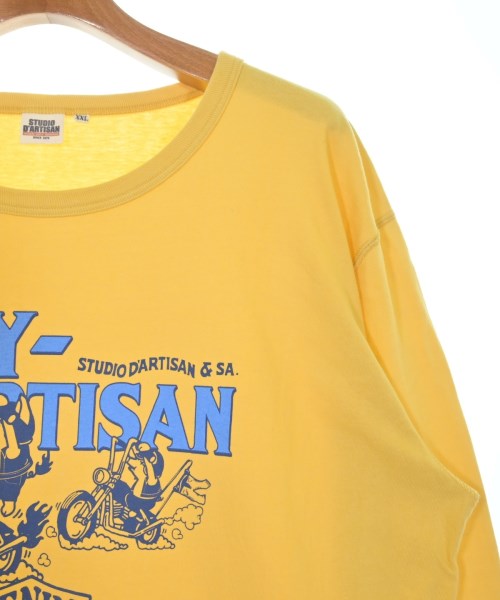 STUDIO D'ARTISAN（ステュディオダルチザン）Tシャツ・カットソー 黄 サイズ:XXL メンズ/2200614808070