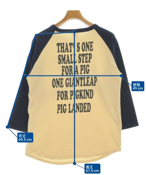 STUDIO D'ARTISAN（ステュディオダルチザン）Tシャツ・カットソー ベージュ サイズ:L メンズ/2200674091139