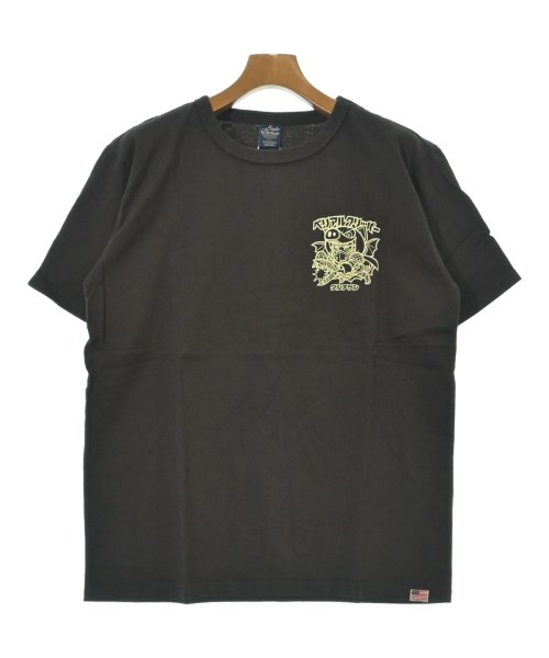 STUDIO D'ARTISAN(ステュディオダルチザン)Tシャツ・カットソー 茶 サイズ:XL/2200681337107