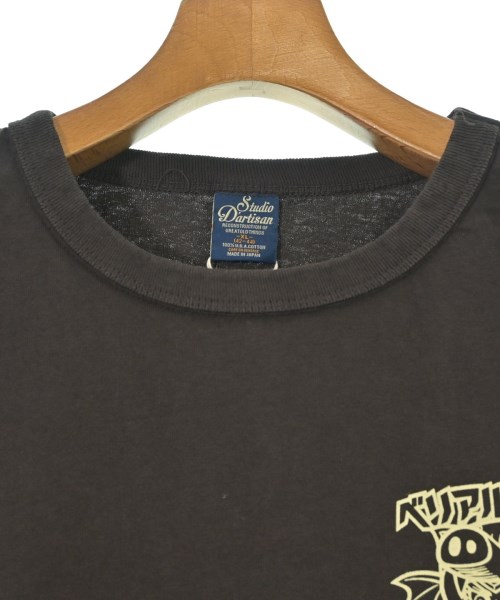 STUDIO D'ARTISAN（ステュディオダルチザン）Tシャツ・カットソー 茶 サイズ:XL メンズ/2200681337107