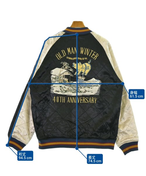 STUDIO D'ARTISAN（ステュディオダルチザン）ブルゾン 黒 サイズ:44(XXL位) メンズ/2200653547060