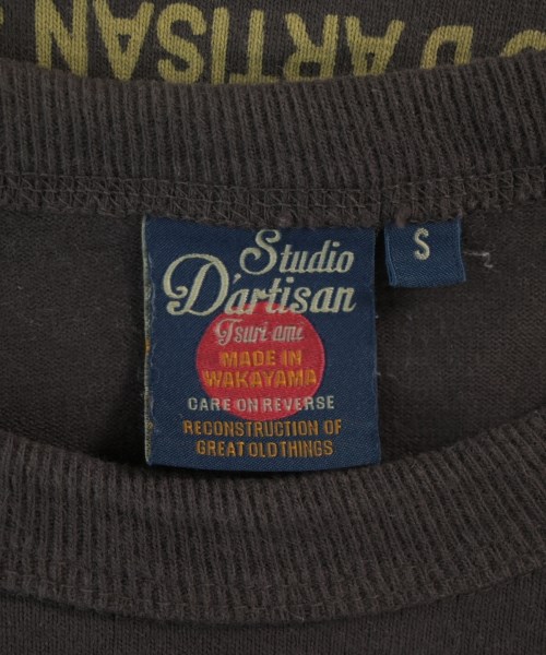 STUDIO D'ARTISAN（ステュディオダルチザン）Tシャツ・カットソー 茶 サイズ:S メンズ/2200707936017