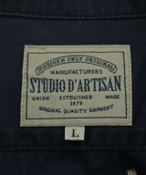 STUDIO D'ARTISAN（ステュディオダルチザン）カジュアルシャツ 紺 サイズ:L メンズ/2200714090146