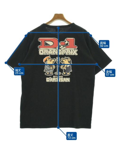 STUDIO D'ARTISAN（ステュディオダルチザン）Tシャツ・カットソー 黒 サイズ:2XL メンズ/2200704862050