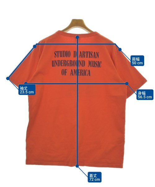 STUDIO D'ARTISAN（ステュディオダルチザン）Tシャツ・カットソー オレンジ サイズ:2XL メンズ/2200704862067