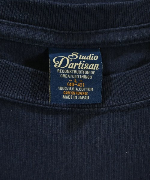 STUDIO D'ARTISAN（ステュディオダルチザン）Tシャツ・カットソー 紺 サイズ:L メンズ/2200678351079