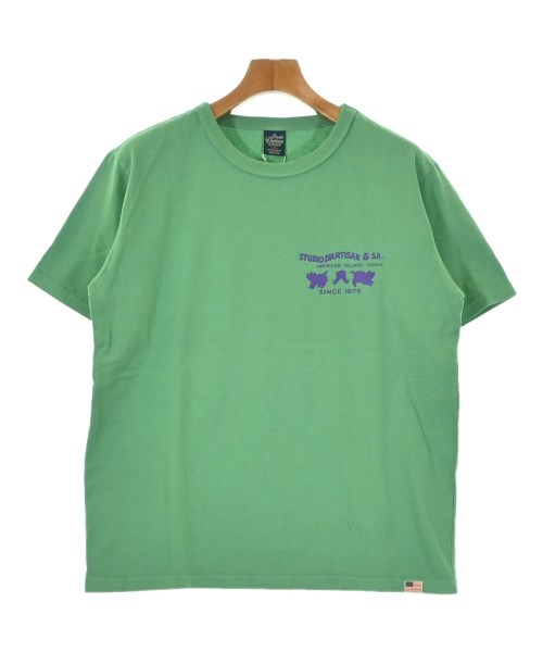 STUDIO D'ARTISAN(ステュディオダルチザン)Tシャツ・カットソー 緑 サイズ:M/2200678351086