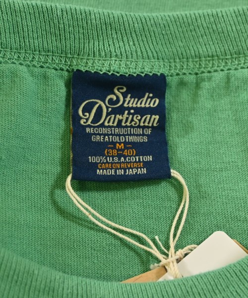 STUDIO D'ARTISAN（ステュディオダルチザン）Tシャツ・カットソー 緑 サイズ:M メンズ/2200678351086