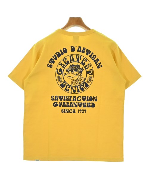 STUDIO D'ARTISAN（ステュディオダルチザン）Tシャツ・カットソー 黄 サイズ:L メンズ/2200678351093