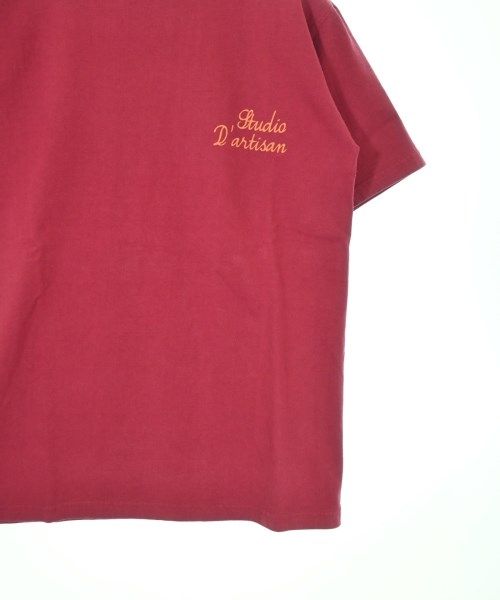 STUDIO D'ARTISAN（ステュディオダルチザン）Tシャツ・カットソー 赤 サイズ:L メンズ/2200678351123