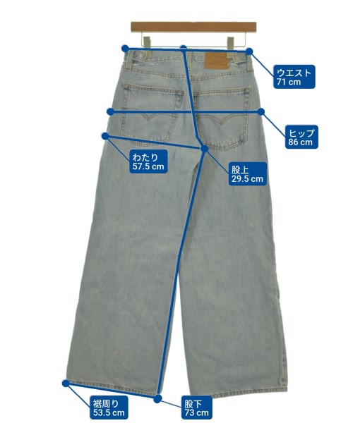 Levi's（リーバイス）デニムパンツ 青 サイズ:26(M位) レディース/2200619042011