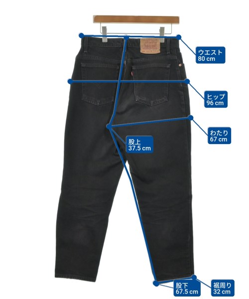 Levi's（リーバイス）デニムパンツ 黒 サイズ:-(M位) メンズ/2200636065024