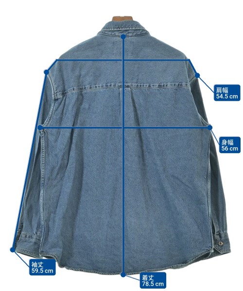 Levi's（リーバイス）カジュアルシャツ 青 サイズ:M メンズ/2200637819053