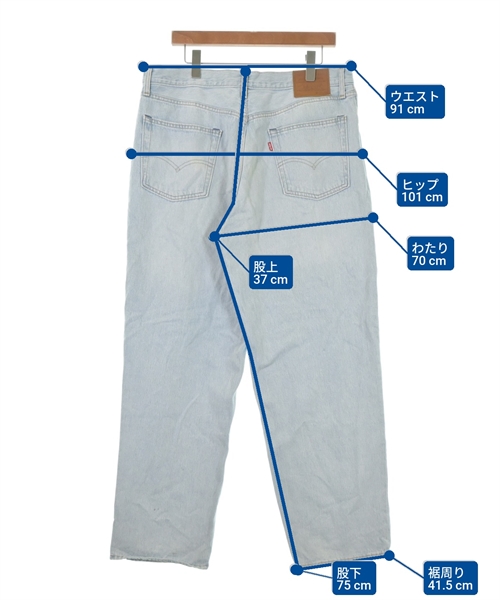 Levi's（リーバイス）デニムパンツ 青 サイズ:34(XL位) メンズ/2200621962024