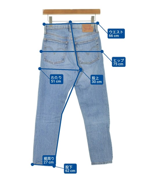 Levi's（リーバイス）デニムパンツ 紺 サイズ:24(S位) レディース/2200626881016