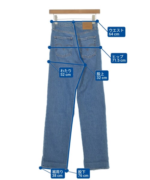 Levi's（リーバイス）デニムパンツ 青 サイズ:24(S位) レディース/2200626495015