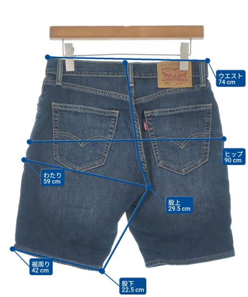 Levi's（リーバイス）ショートパンツ 紺 サイズ:29(S位) メンズ/2200603149016