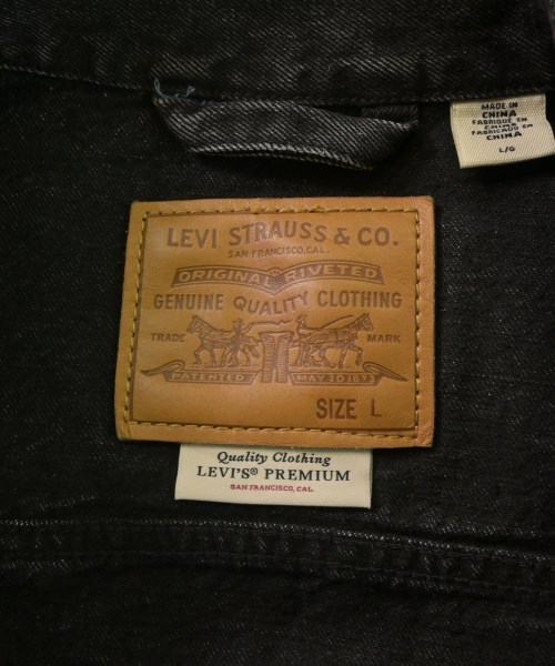 Levi's（リーバイス）デニムジャケット 黒 サイズ:L メンズ/2200624920014