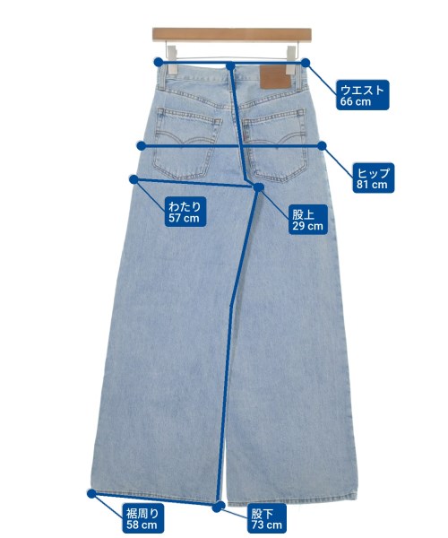 Levi's（リーバイス）デニムパンツ 青 サイズ:23(XS位) レディース/2200641761041