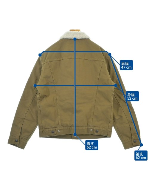 Levi's（リーバイス）カバーオール 茶 サイズ:S メンズ/2200630364024