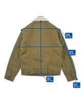 Levi's（リーバイス）カバーオール 茶 サイズ:S メンズ/2200630364024