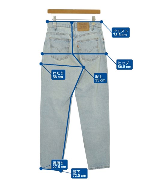 Levi's（リーバイス）デニムパンツ 青 サイズ:S レディース/2200539823080