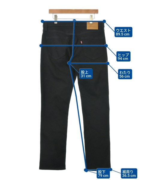 Levi's（リーバイス）デニムパンツ 黒 サイズ:34(XL位) メンズ/2200533726134