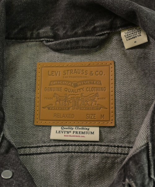 Levi's（リーバイス）デニムジャケット グレー サイズ:M メンズ/2200622460031