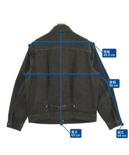 Levi's（リーバイス）デニムジャケット グレー サイズ:M メンズ/2200622460031