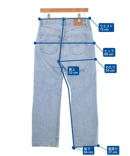 Levi's（リーバイス）デニムパンツ 青 サイズ:28(L位) レディース/2200623539033