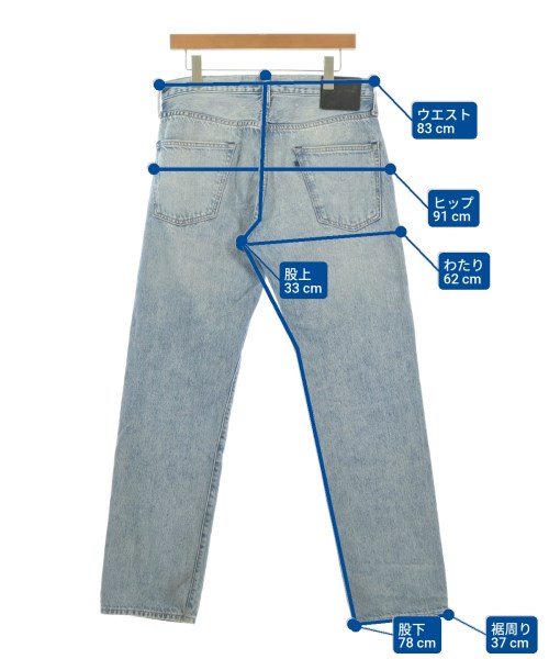 LEVI'S MADE&CRAFTED（リーバイスメイドアンドクラフテッド）デニムパンツ 青 サイズ:32(L位) メンズ/2200624157069