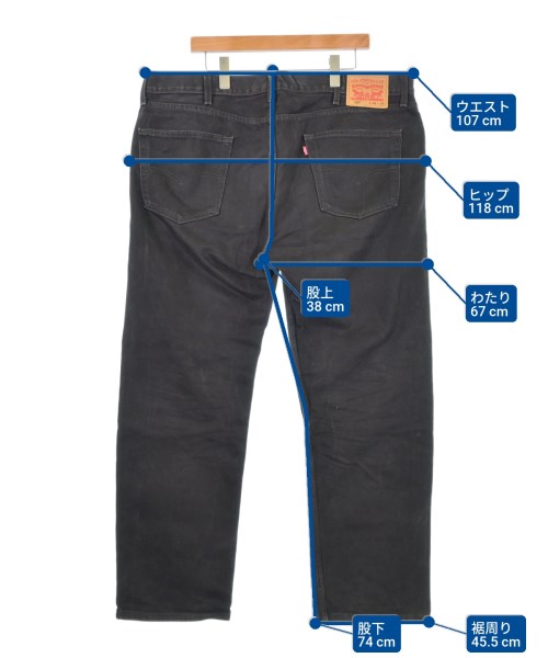 Levi's（リーバイス）デニムパンツ 黒 サイズ:42(XXL位) メンズ/2200617193029