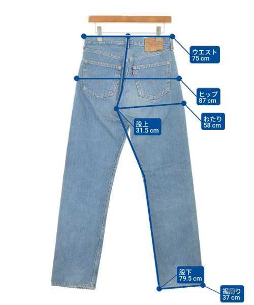 Levi's（リーバイス）デニムパンツ 青 サイズ:32(L位) メンズ/2200625027057
