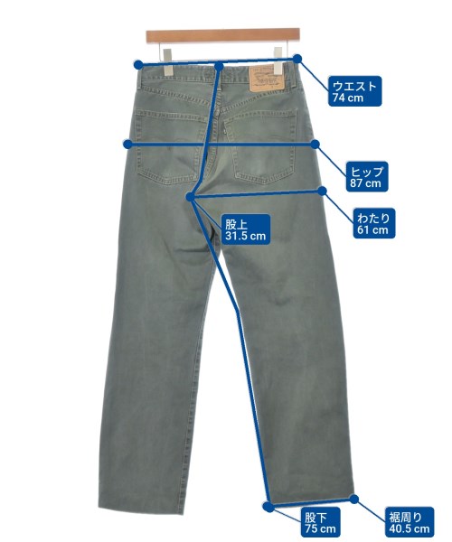 Levi's（リーバイス）デニムパンツ 緑 サイズ:31(M位) メンズ/2200625132027