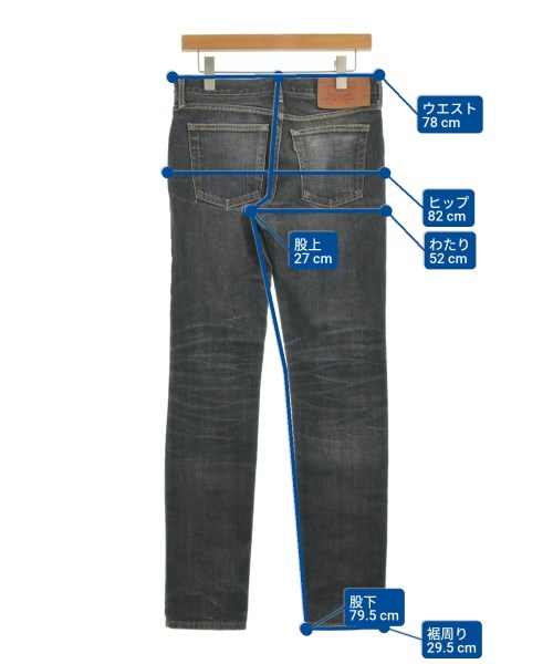 Levi's（リーバイス）デニムパンツ 黒 サイズ:32(L位) メンズ/2200626677114