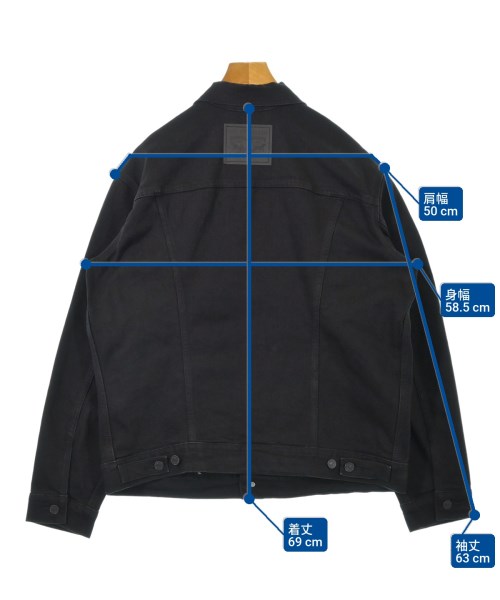 Levi's（リーバイス）デニムジャケット 黒 サイズ:L メンズ/2200627023057