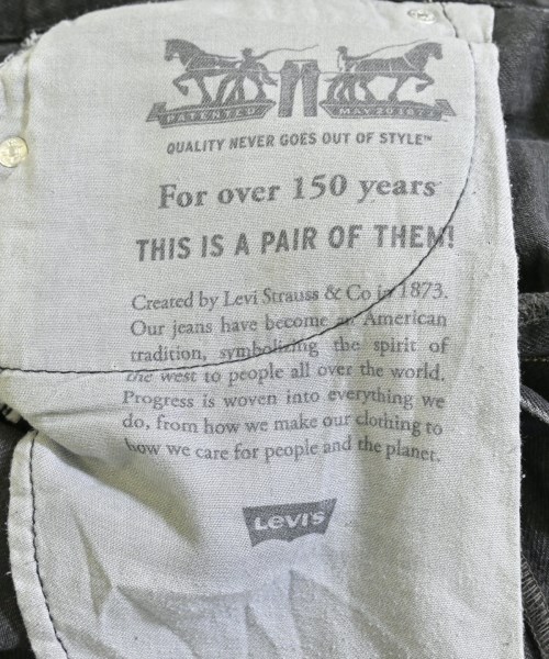 Levi's（リーバイス）デニムパンツ 黒 サイズ:33(L位) メンズ/2200627472046