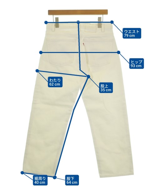 Levi's（リーバイス）デニムパンツ 白 サイズ:33(L位) メンズ/2200625352012