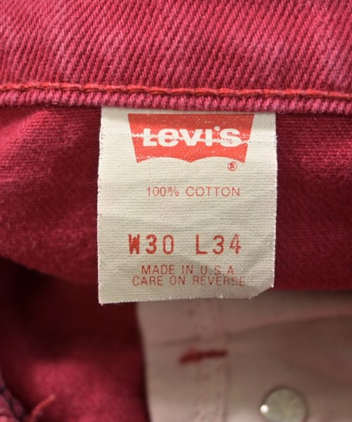 Levi's（リーバイス）デニムパンツ 赤 サイズ:30(M位) メンズ/2200628134011
