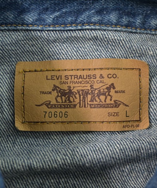 Levi's（リーバイス）デニムジャケット 紺 サイズ:L メンズ/2200616834015