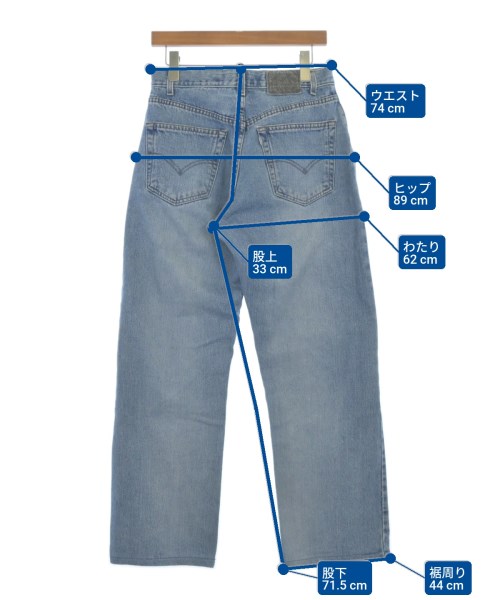 Levi's（リーバイス）デニムパンツ 青 サイズ:-(XS位) メンズ/2200627355011
